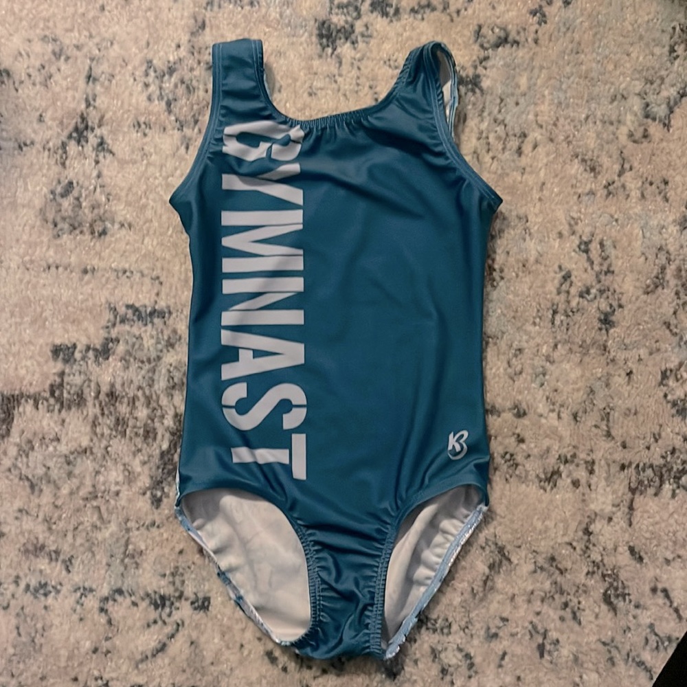 K-Bee Girls Gymnastics Leotard, Sz 9-10